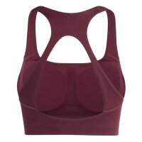 adidas Optimé Workout Support Sport BH Damen - maroon