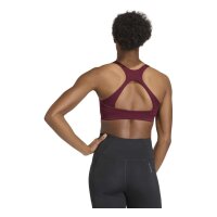 adidas Optimé Workout Support Sport BH Damen - maroon