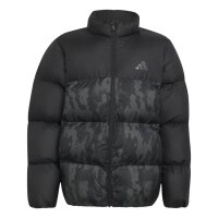 adidas Synthetic Down Allover Print Jacken Kinder - black/grey six/carbon/g