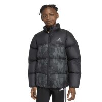 adidas Synthetic Down Allover Print Jacken Kinder - black/grey six/carbon/g