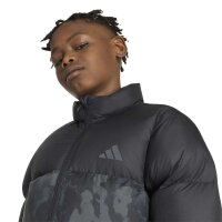 adidas Synthetic Down Allover Print Jacken Kinder - black/grey six/carbon/g