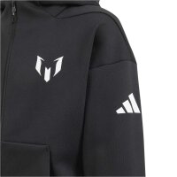 adidas Messi Zne Full-Zip Kapuzenjacke Kinder - black