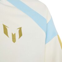 adidas Messi Hot T-Shirt Kinder - owhite/iceblu