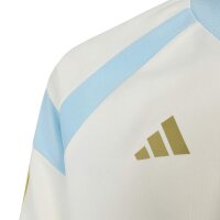 adidas Messi Hot T-Shirt Kinder - owhite/iceblu