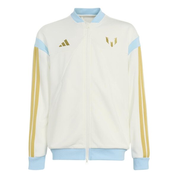 adidas Messi Hot Ttopy Trainingsjacke Kinder - owhite/iceblu