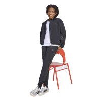 adidas Sport Icons 3 Stripes Hooded Trainingsjacke Kinder - black/black