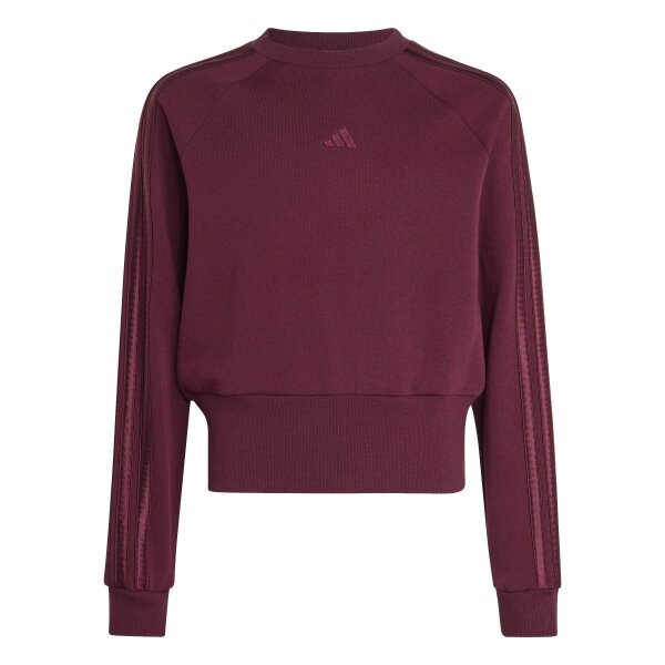 adidas Satin Sweatshirt Kinder - maroon/maroon