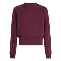 adidas Satin Sweatshirt Kinder - maroon/maroon