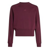 adidas Satin Sweatshirt Kinder - maroon/maroon
