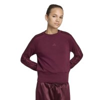 adidas Satin Sweatshirt Kinder - maroon/maroon