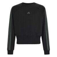 adidas Satin Sweatshirt Kinder - black/grey six