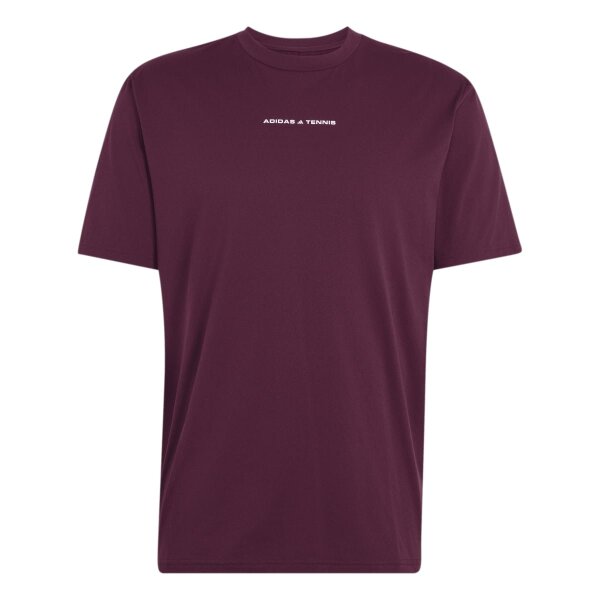 adidas Tennis T-Shirt Herren - maroon