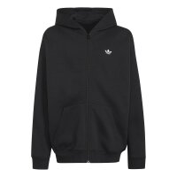 adidas Loose Full Zip Hoodie Fleece Kinder - black