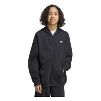 adidas Loose Full Zip Hoodie Fleece Kinder - black