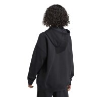 adidas Loose Full Zip Hoodie Fleece Kinder - black