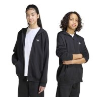 adidas Loose Full Zip Hoodie Fleece Kinder - black