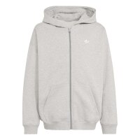 adidas Loose Full Zip Hoodie Fleece Kinder - mgreyh