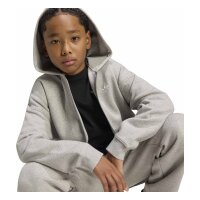 adidas Loose Full Zip Hoodie Fleece Kinder - mgreyh