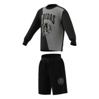 adidas LO Vrct Tee Set Kinder - black/mgreyh/black