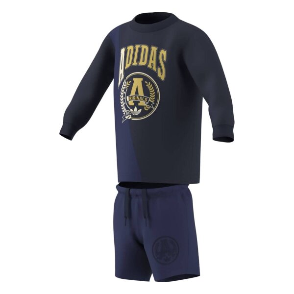 adidas LO Vrct Tee Set Baby - nindig/vicblu/vicblu