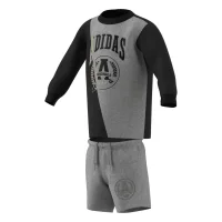 adidas LO Vrct Tee Set Baby - black/mgreyh/mgreyh