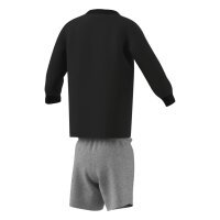 adidas LO Vrct Tee Set Baby - black/mgreyh/mgreyh