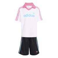 adidas LO Polo Sts Trainingshose Kinder - white/black