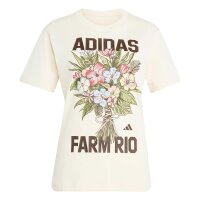 adidas Farm T-Shirt Damen - ecrtin/shabrn/multco