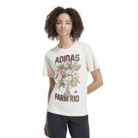 adidas Farm T-Shirt Damen - ecrtin/shabrn/multco