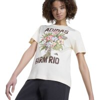 adidas Farm T-Shirt Damen - ecrtin/shabrn/multco