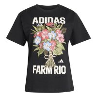 adidas Farm T-Shirt Damen - black/crewht/multco