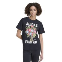 adidas Farm T-Shirt Damen - black/crewht/multco