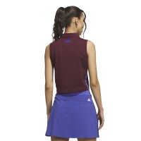 adidas Beyond The Course Crop Twistknit Shirt Polo Damen - maroon