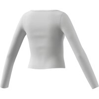 adidas Slim langarm Shirt Kinder - white
