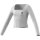 adidas Slim langarm Shirt Kinder - white