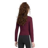 adidas Slim langarm Shirt Kinder - maroon