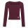 adidas Slim langarm Shirt Kinder - maroon