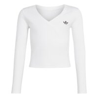 adidas Slim langarm Shirt Kinder - white