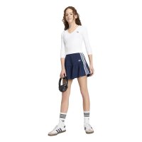 adidas Slim langarm Shirt Kinder - white