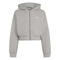 adidas LO Zip Kapuzenjacke Kinder - mgreyh
