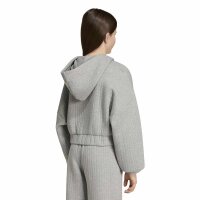 adidas LO Zip Kapuzenjacke Kinder - mgreyh