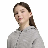 adidas LO Zip Kapuzenjacke Kinder - mgreyh
