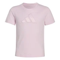 adidas Satin T-Shirt Kinder - clpink/clpink