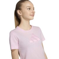 adidas Satin T-Shirt Kinder - clpink/clpink