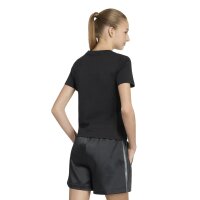 adidas Satin T-Shirt Kinder - black/grey six