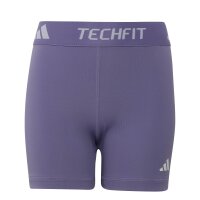 adidas Techfit Leggings kurze Hose Kinder - maglil/white
