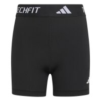 adidas Techfit Leggings kurze Hose Kinder - black/white