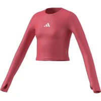 adidas Techfit langarm Shirt Kinder - purtur/white