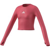 adidas Techfit langarm Shirt Kinder - purtur/white