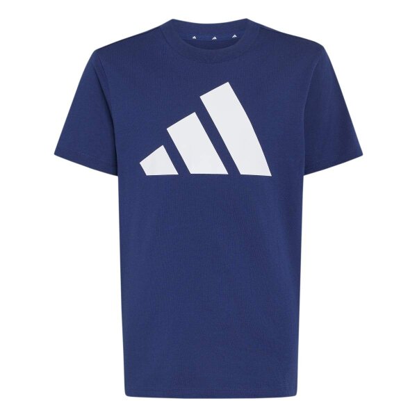 adidas Essentials T-Shirt Kinder - dkblue/white